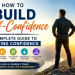 Person building self-confidence through daily habits and personal growth