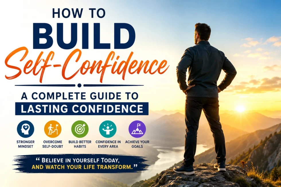 How to Build Self-Confidence: A Complete Guide to Lasting Confidence Person building self-confidence through daily habits and personal growth